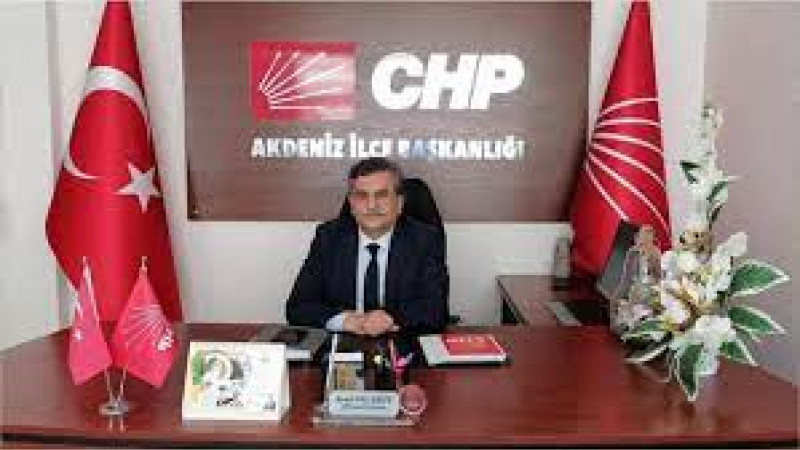 CHP AKDENİZ İLÇE BAŞKANI SEMİH PALAMUT'TAN GAZİLER GÜNÜ MESAJI