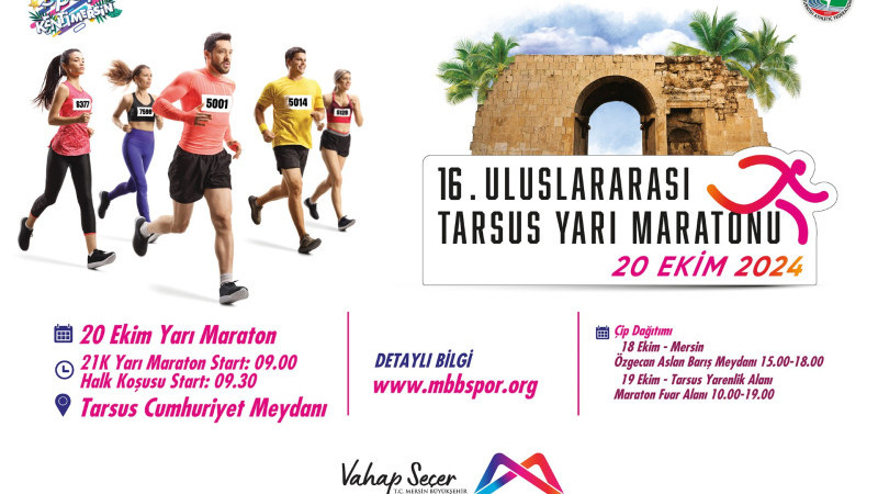 SPORUN KENTİ MERSİN BİR MARATONA DAHA HAZIR