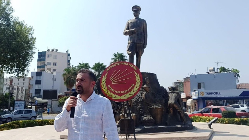 CHP TARSUS İLÇE BAŞKANI SELAHATTİN ŞAHİN’DEN 10 KASIM MESAJI