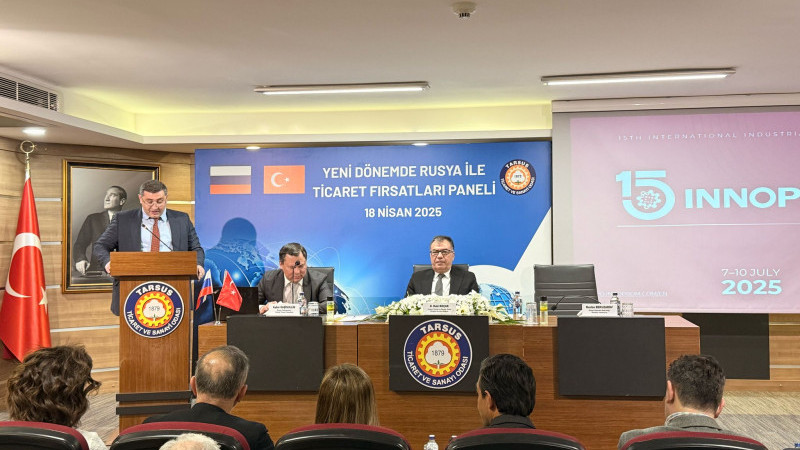 TARSUS TSO, “YENİ DÖNEMDE RUSYA İLE TİCARET FIRSATLARI” KONULU PANEL DÜZENLEDİ