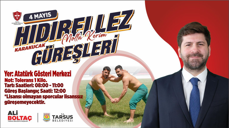 TARSUS'TA HIDIRELLEZ MOLLA KERİM KARAKUCAK GÜREŞLERİ HEYACANI
