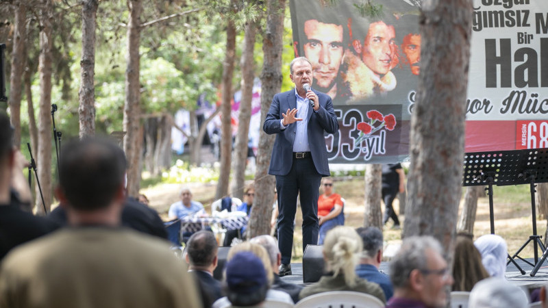 ÜÇ FİDAN, İDAM EDİLİŞLERİNİN 53. YILINDA MERSİN’DE ANILDI