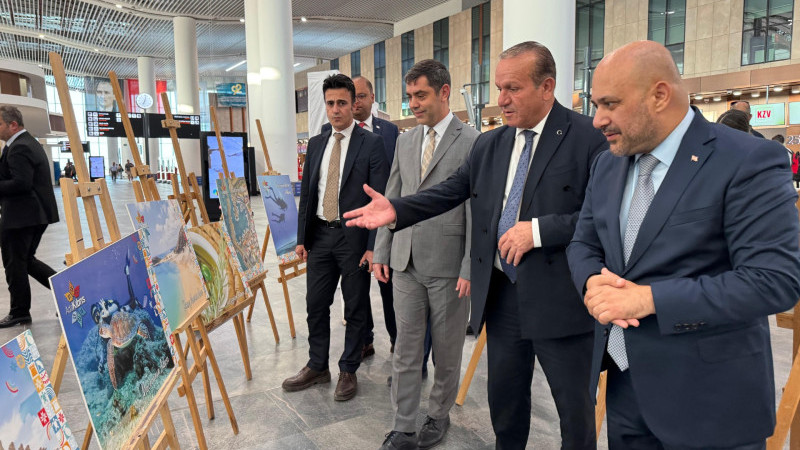 ADA KIBRIS PROJESİ KAPSAMINDA AÇILAN RESİM SERGİSİ’NE YOĞUN İLGİ
