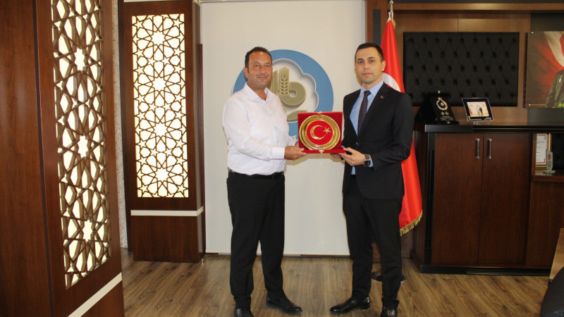 ÇAMLIYAYLA KAYMAKAMI VELİ AVCI'DAN BORSAYA ZİYARET