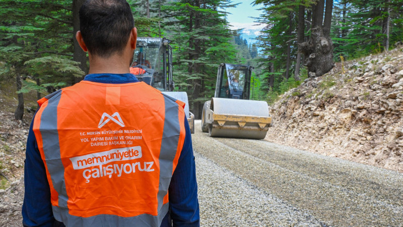 MERSİN BÜYÜKŞEHİR, FINDIKPINARI - ARSLANKÖY ARASINI 18 KM’YE DÜŞÜRDÜ