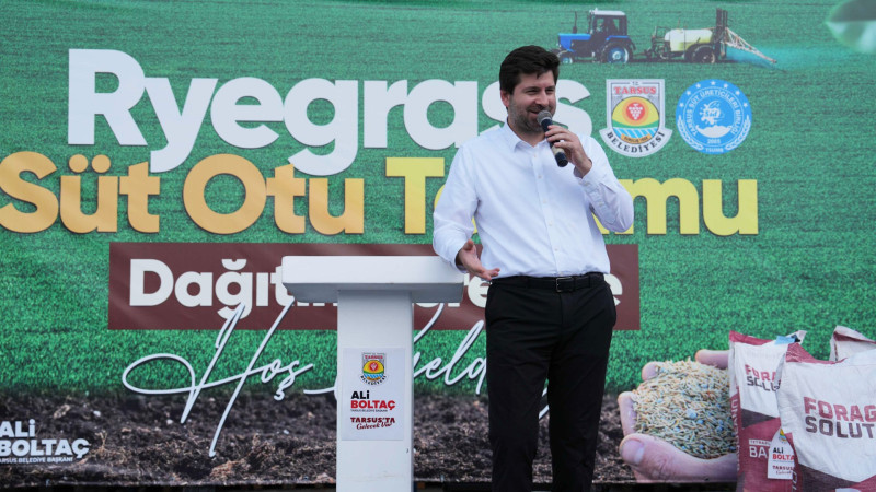 TARSUS’TA ÜRETİCİLERE %50 HİBE DESTEKLİ TOHUM DAĞITIMI YAPILDI