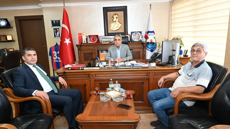 SGK İl Müdürü Koç, Başkan Sarı’yı ziyaret etti