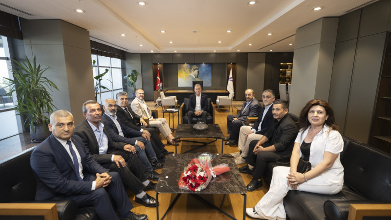 MUHTARLARDAN BAŞKAN SEÇER’E ZİYARET