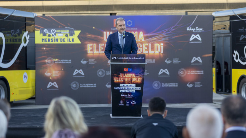 MERSİN BÜYÜKŞEHİR’DEN BİR İLK DAHA; ULAŞIMA ELEKTRİK GELDİ