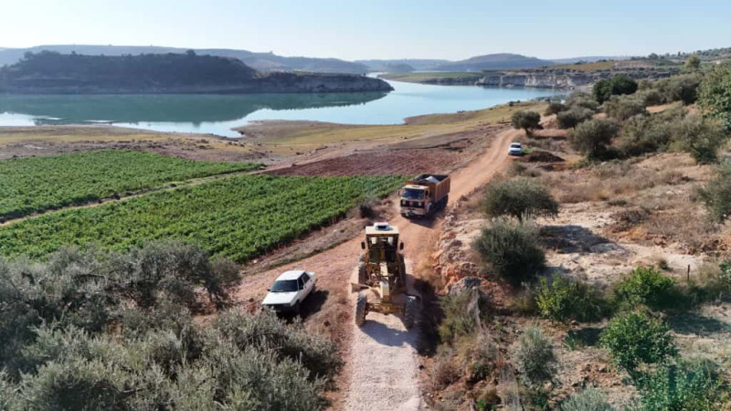 BÜYÜKKÖSEBALCI MAHALLESİNDE YOL ÇALIŞMALARI TAMAMLANDI