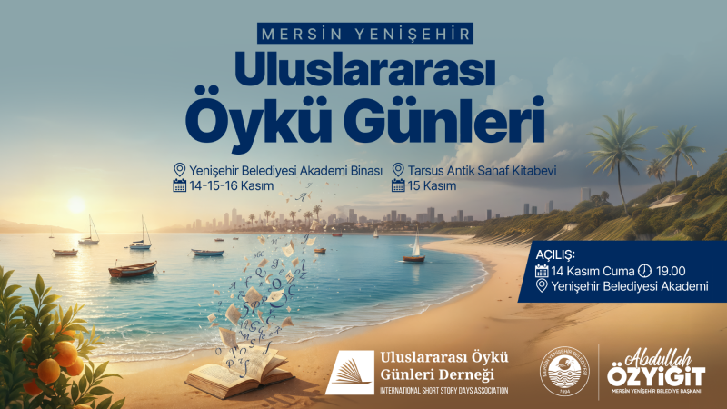 YENİŞEHİR ULUSLARARASI ÖYKÜ GÜNLERİ YARIN BAŞLIYOR