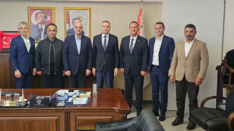 BORSADAN İLÇE EMNİYET MÜDÜRÜ ALİ KAPLAN’A ZİYARET