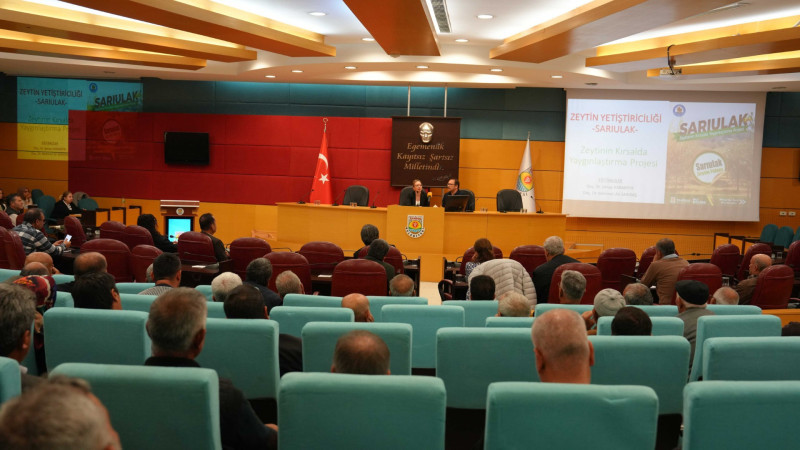 SARI ULAK PROJESİ KAPSAMINDA ZEYTİN YETİŞTİRİCİLİĞİ EĞİTİMİ GERÇEKLEŞTİRİLDİ  