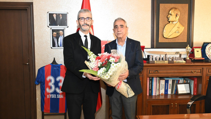 REKTÖR PROF. DR. ALİ ÖZEN’DEN BAŞKAN SARI’YA ZİYARET