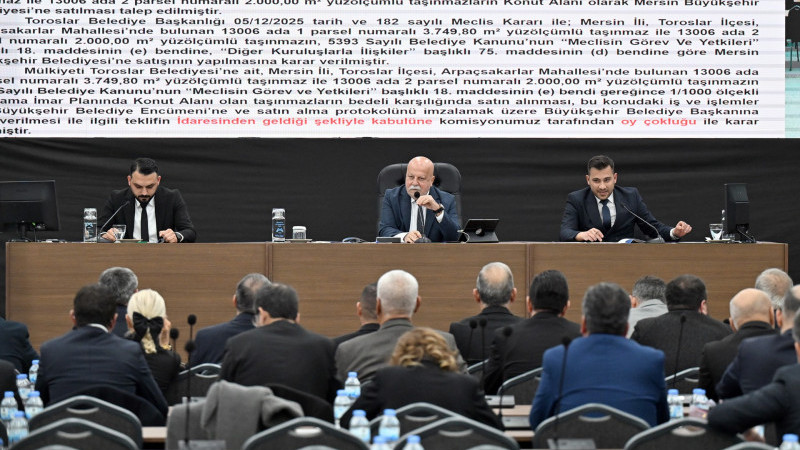 MERSİN BÜYÜKŞEHİR BELEDİYE MECLİSİ’NİN OCAK AYI 2. BİRLEŞİMİ GERÇEKLEŞTİRİLDİ