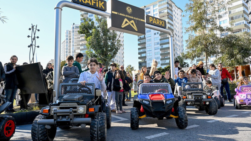  TRAFİK PARK’I ÇOCUKLARIN AKININA UĞRADI