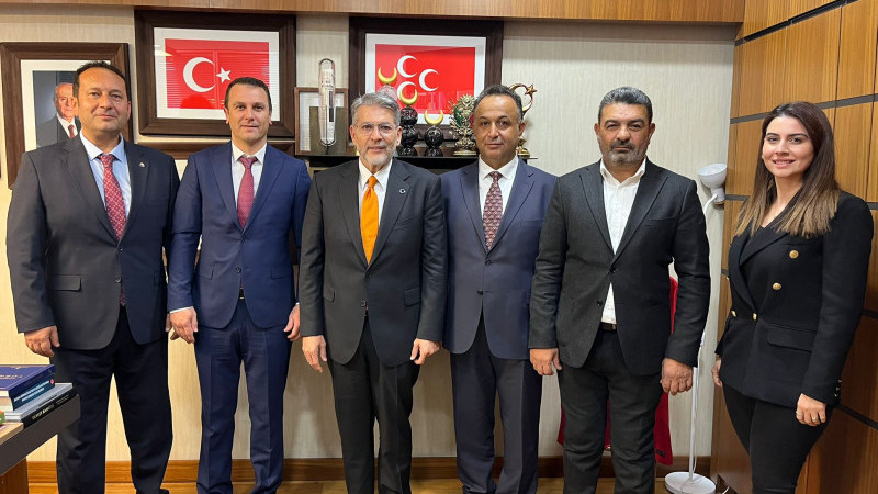 BORSA YÖNETİMİNDEN MHP MERSİN MİLLETVEKİLİ DR. LEVENT UYSAL’A ZİYARET