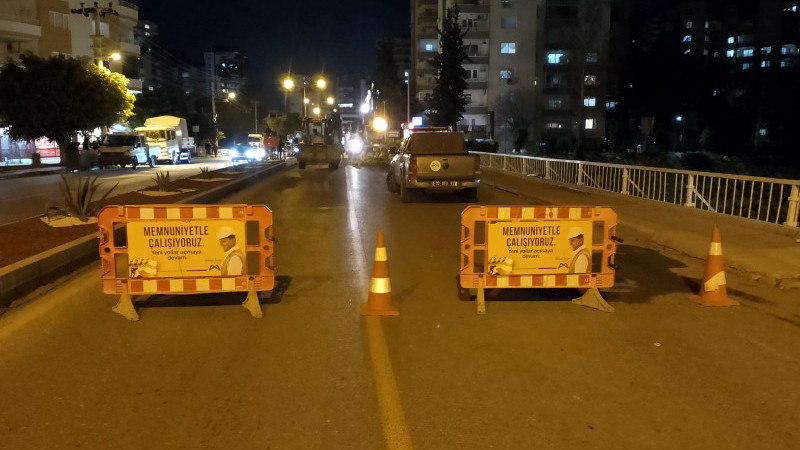 BÜYÜKŞEHİR’DEN GECE MESAİSİ