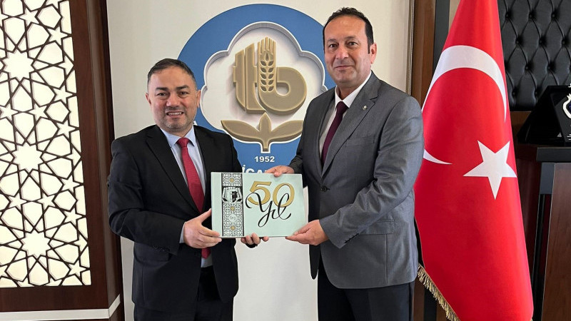 BASIN İLAN KURUMU ADANA BÖLGE MÜDÜRÜ ÇETİN ORANLI BORSAYI ZİYARET ETTİ