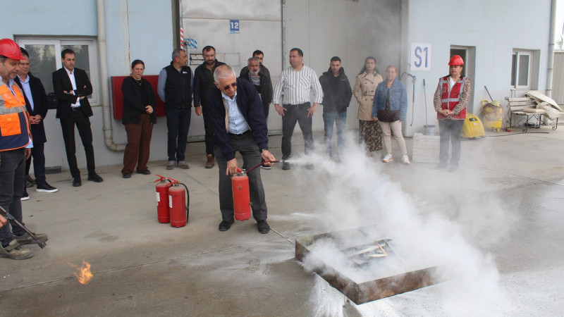 BORSADA YANGIN VE TAHLİYE TATBİKATI BAŞARIYLA GERÇEKLEŞTİRİLDİ