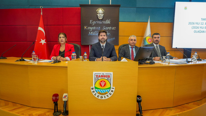 TARSUS BELEDİYE MECLİSİNİN EKİM AYI İKİNCİ BİRLEŞİMİ GERÇEKLEŞTİRİLDİ