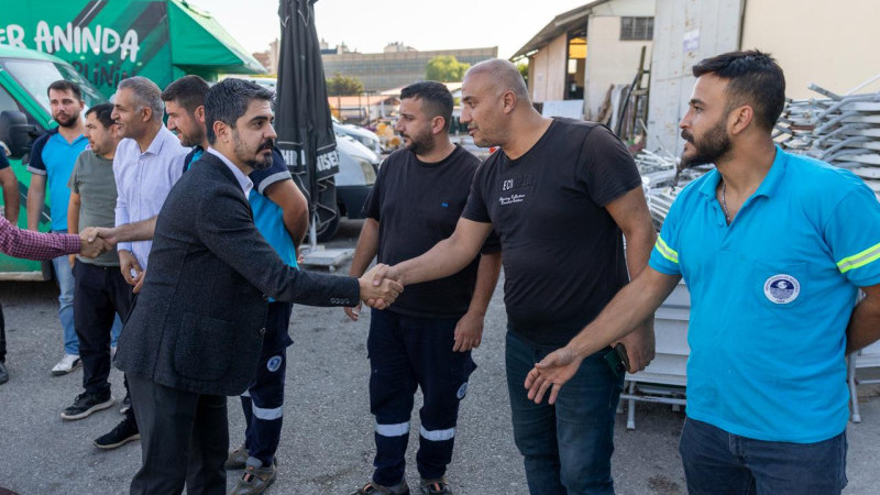 BAŞKANVEKİLİ DUTLU’DAN BELEDİYE BİRİMLERİNE ZİYARET