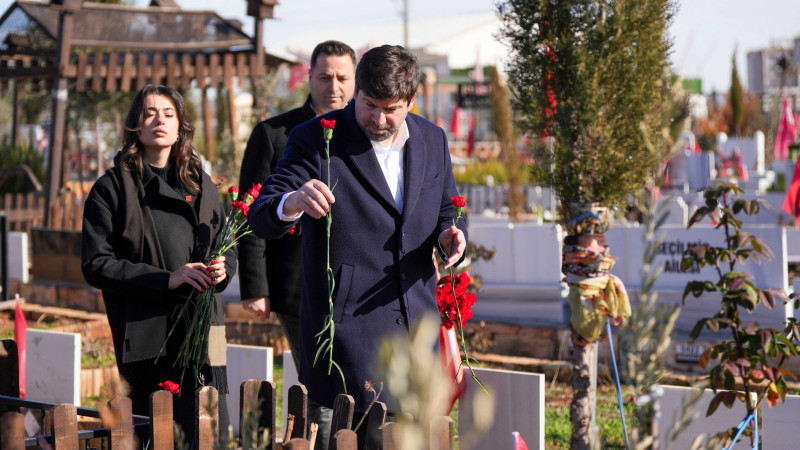 BAŞKAN ALİ BOLTAÇ ADIYAMAN’DA 6 ŞUBAT DEPREMLERİNİ ANMA PROGRAMLARINA KATILDI