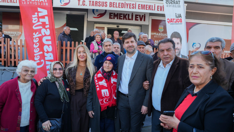 BAŞKAN BOLTAÇ EMEKLİ EVİNİ ZİYARET ETTİ, HEMŞEHRİLERİYLE SOHBET ETTİ