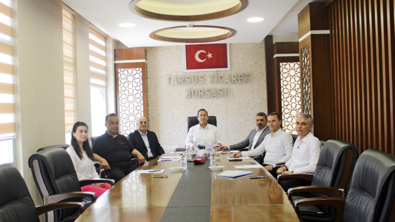 TARSUS TİCARET BORSASI YÖNETİM KURULU TOPLANTISI GERÇEKLEŞTİRİLDİ