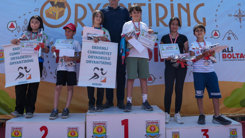 TARSUS’TA DÜZENLENEN ORYANTİRİNG ETKİNLİĞİNE YOĞUN İLGİ