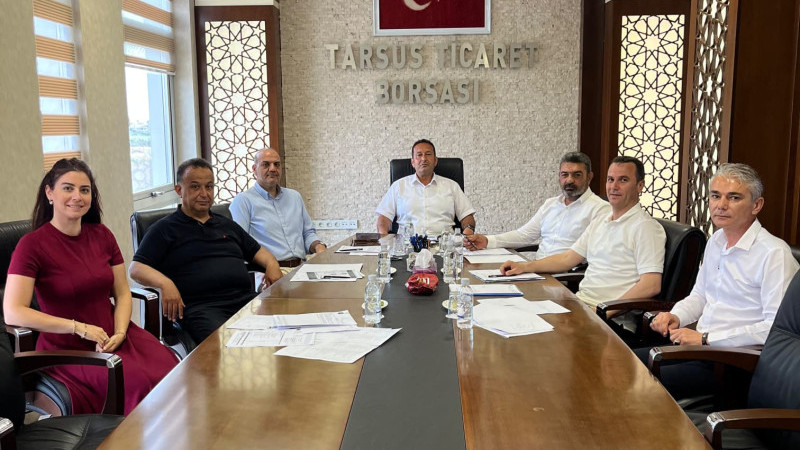 TARSUS TİCARET BORSASI YÖNETİM KURULU EKONOMİK GELİŞMELERİ DEĞERLENDİRDİ