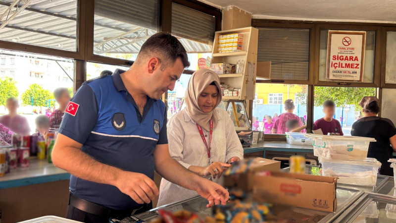 TARSUS BELEDİYESİ'NDEN OKUL KANTİNLERİNE DENETİM