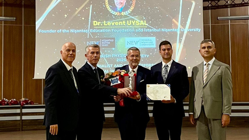 MİLLETVEKİLİ UYSAL’A TÜRK FİZİK DERNEĞİ’NDEN ÖZEL ONUR ÖDÜLÜ