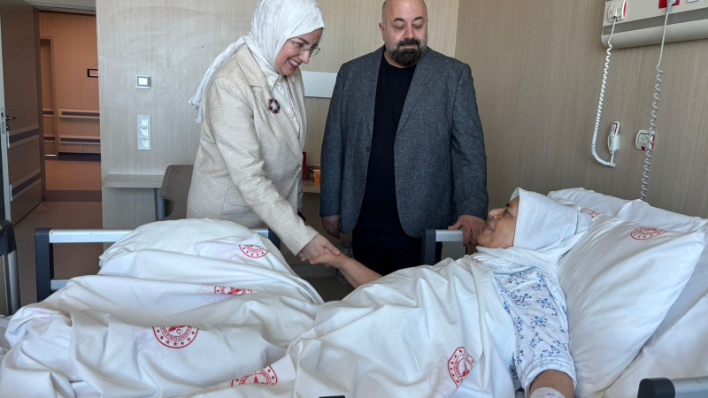 OĞUZ KARADADAŞ’DAN HATİCE YILDIRIM’A ZİYARET