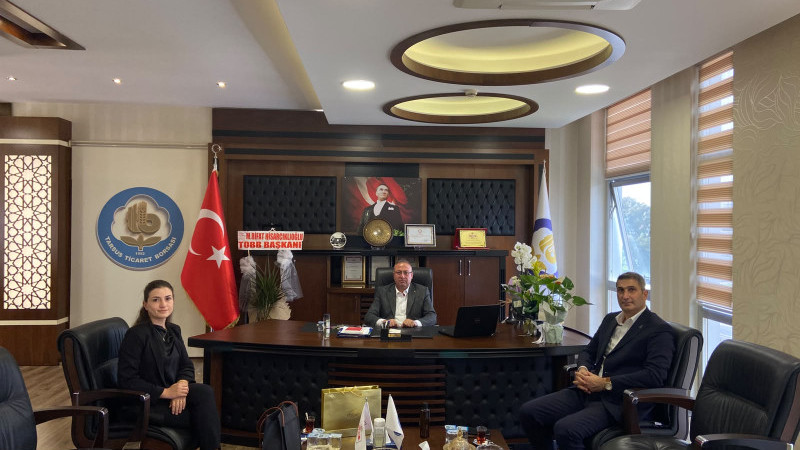 İŞ BANKASI YETKİLİLERİNDEN BAŞKAN VEYİS AVCI’YA ZİYARET