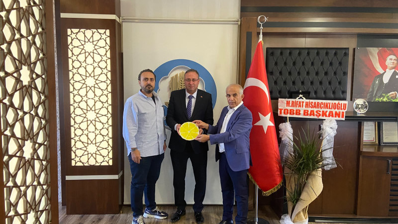 BAŞKAN VEYİS AVCI’YA HAYIRLI OLSUN ZİYARETİ