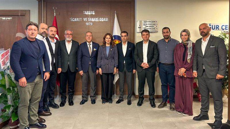 AK PARTİ’DEN TARSUS TİCARET VE SANAYİ ODASI’NA HAYIRLI OLSUN ZİYARETİ